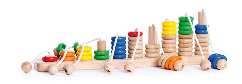 Abacus számoló biztonsági kötéllel