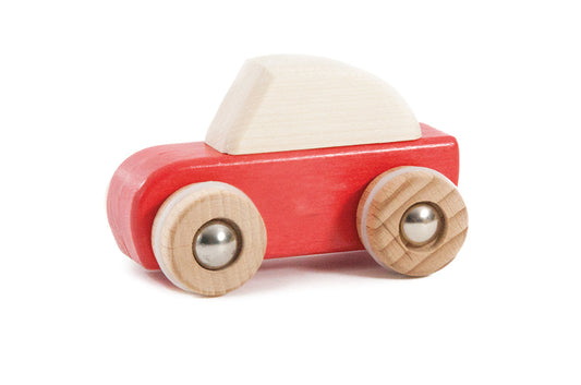 Speeding car - red