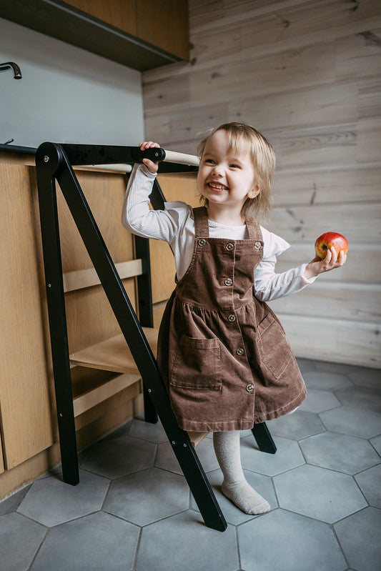 Foldable helper tower - grey