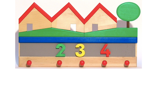 65310 Clothes hanger for children - Houses