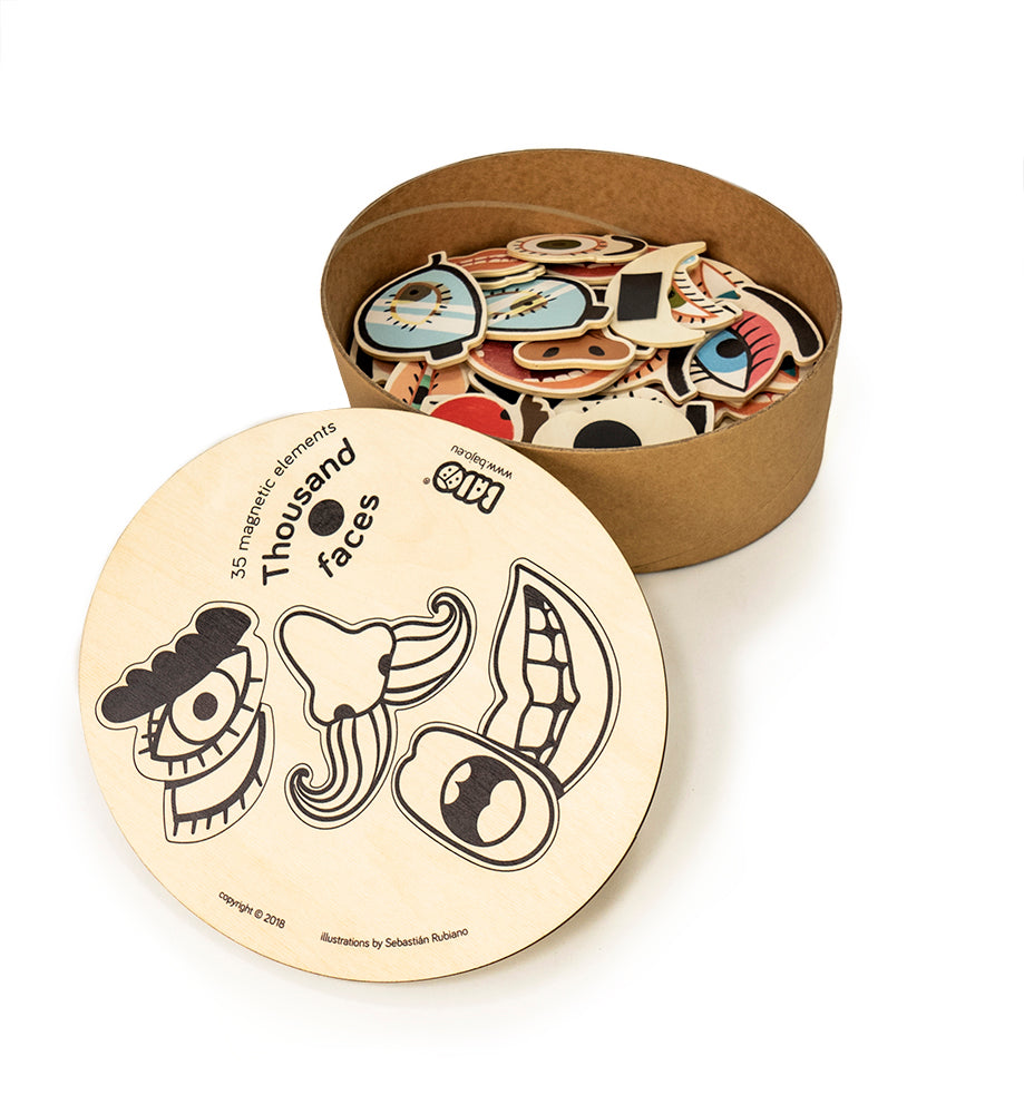 93030 "Thousand faces" magnetic face toy set