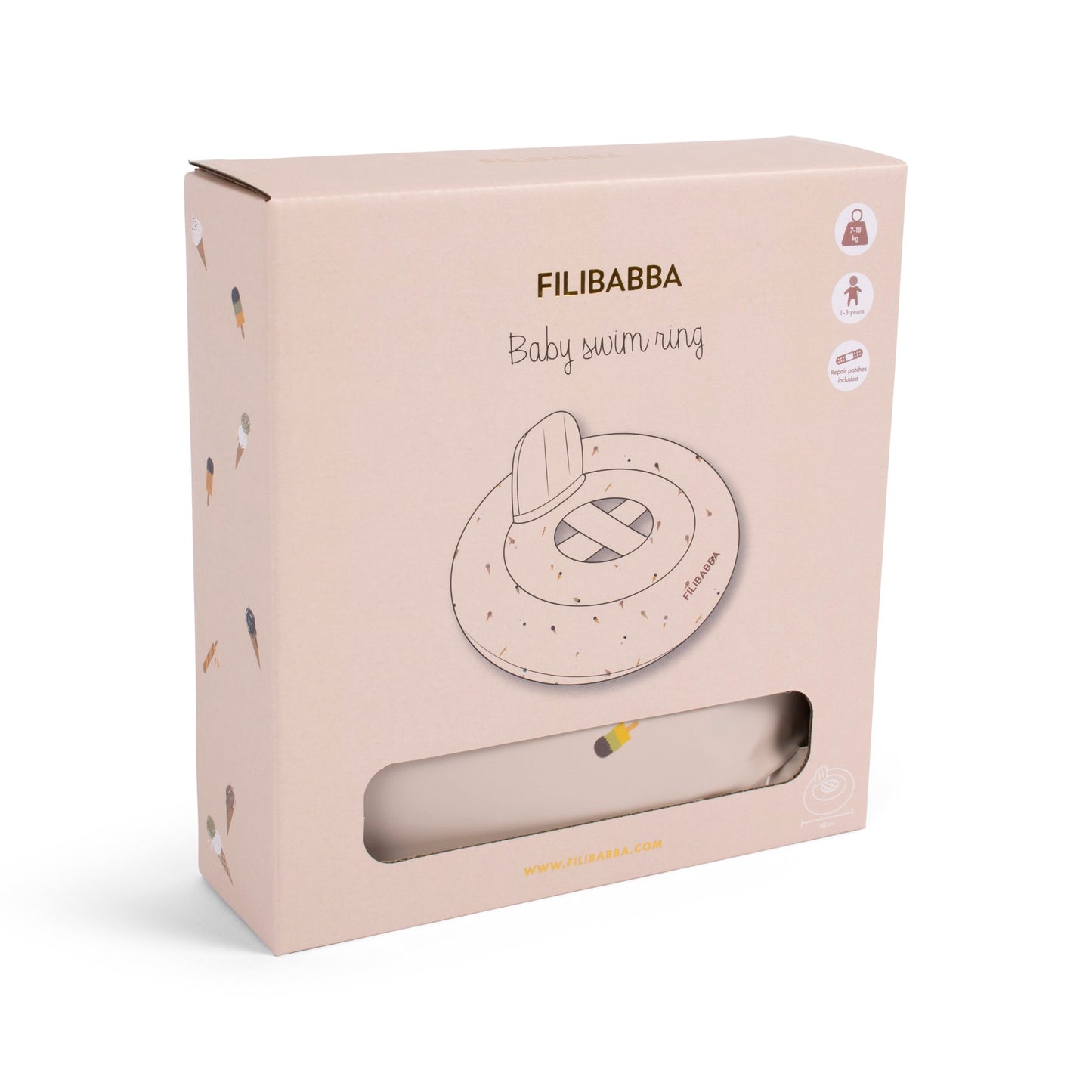 Filibabba baba úszógumi Alfie - Cool Summer