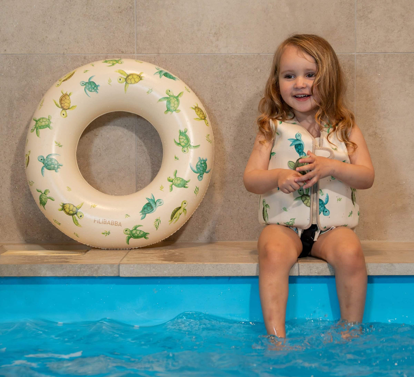 Inflatable Alfie - First swim
