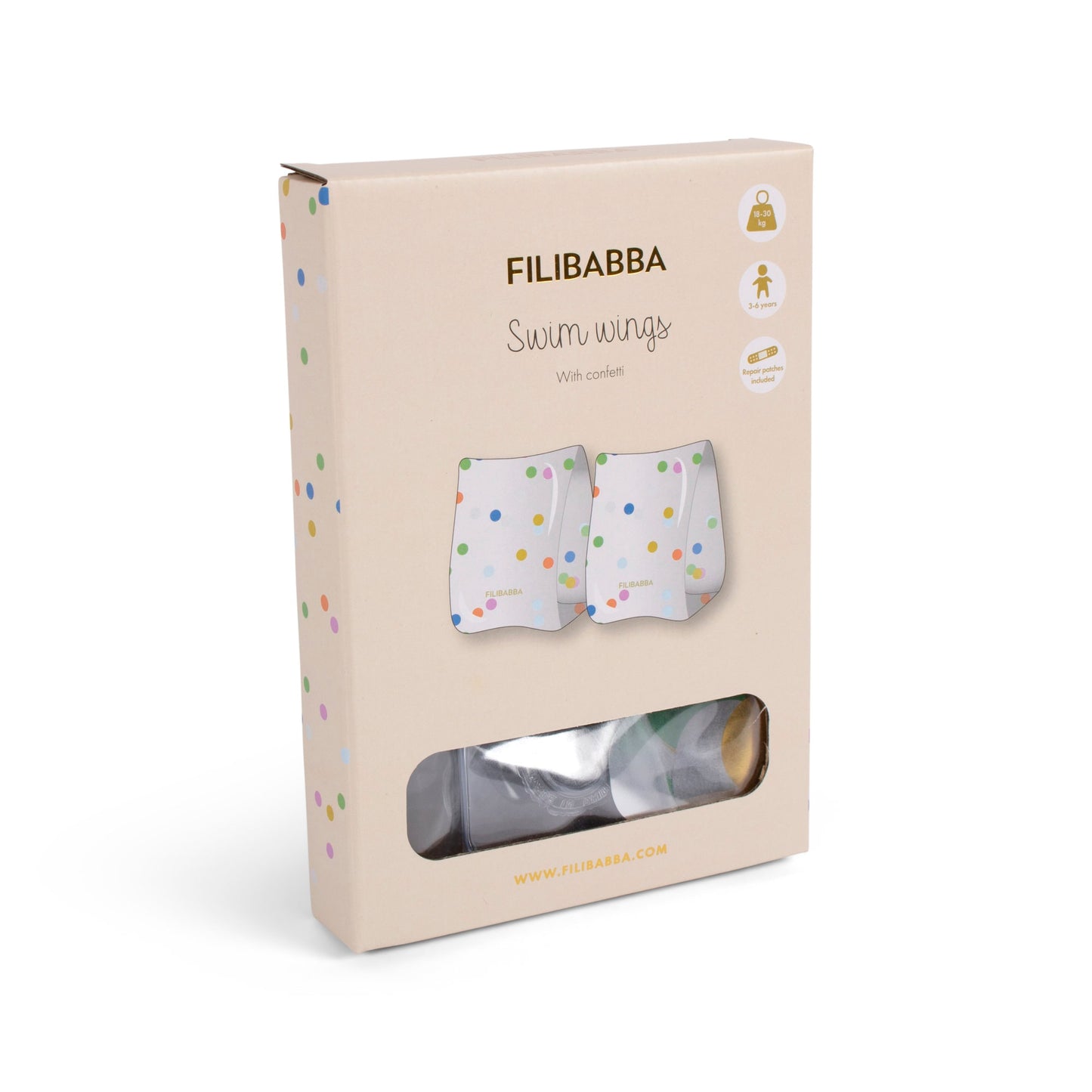 Filibabba karúszó Alfie - Rainbow Confetti