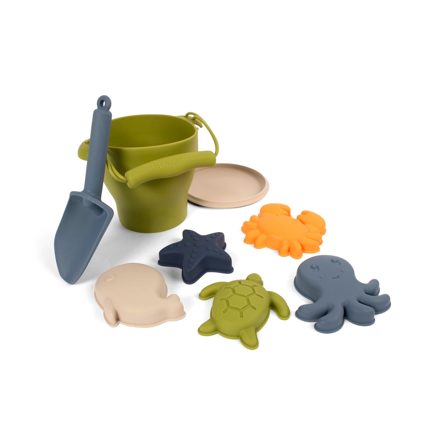 Silicone sandbox set - Sea animals