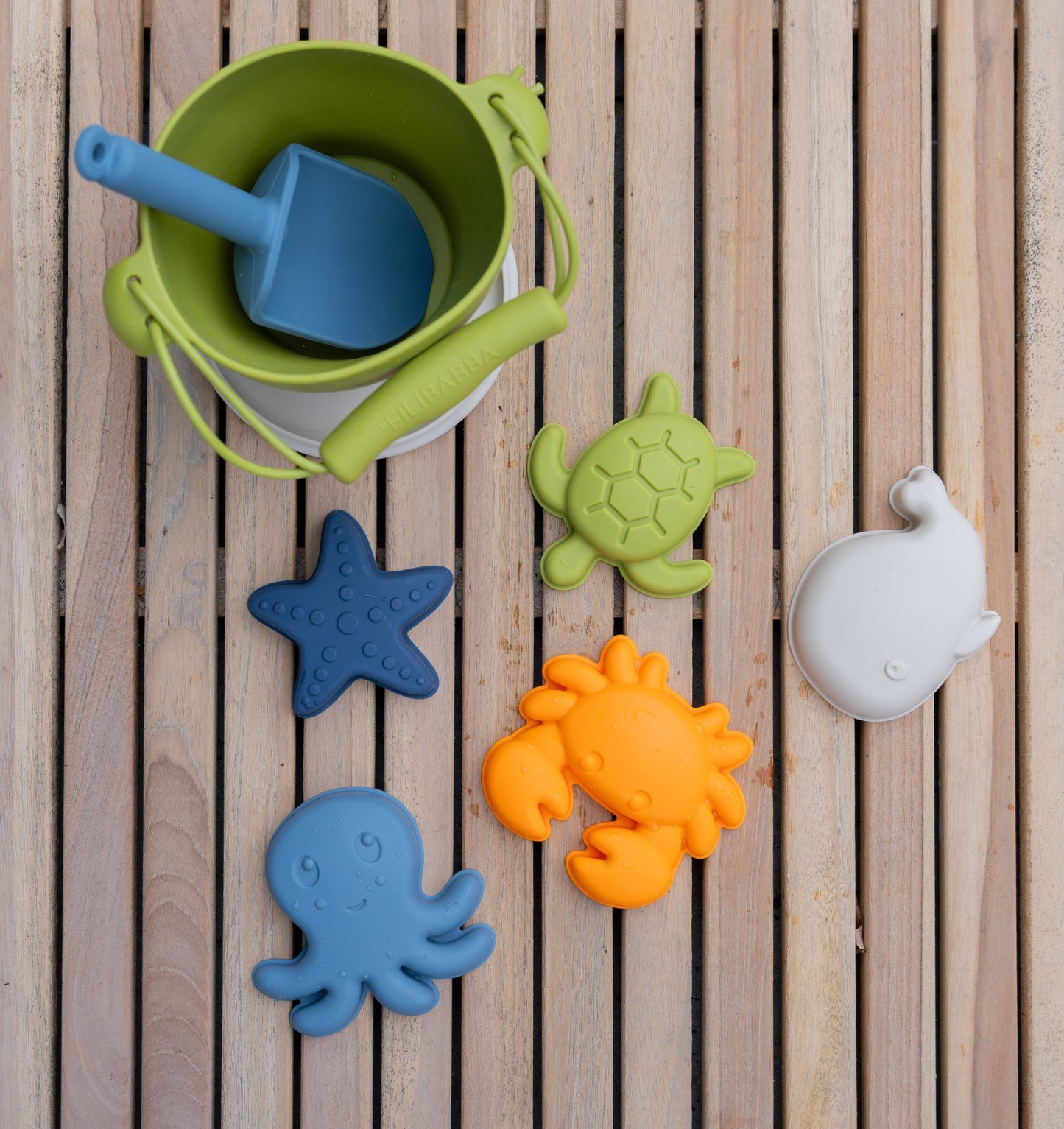 Silicone sandbox set - Sea animals