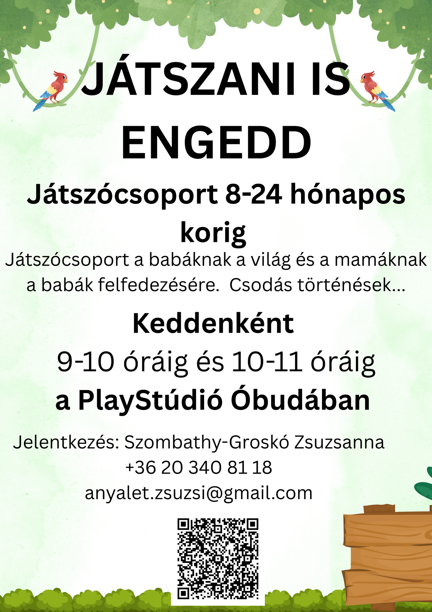 Foglalkozások gyerekeknek Óbudán