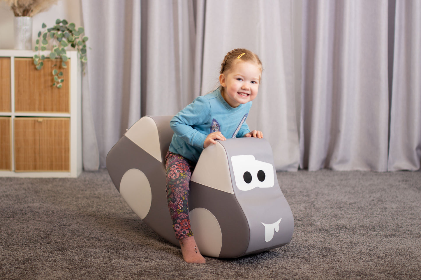 Soft Play Ride on Toy Car (#8, grey)