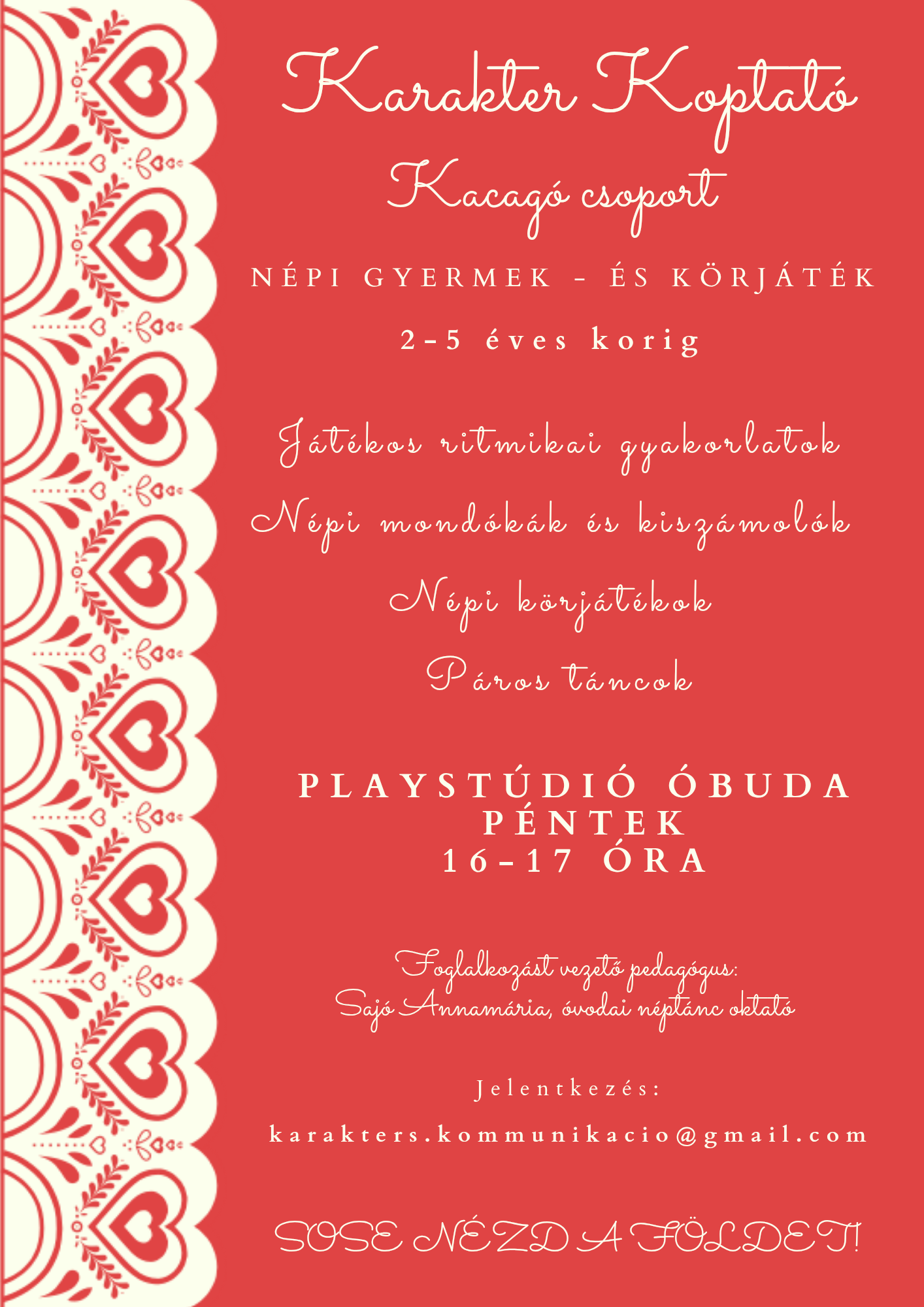 Foglalkozások gyerekeknek Óbudán