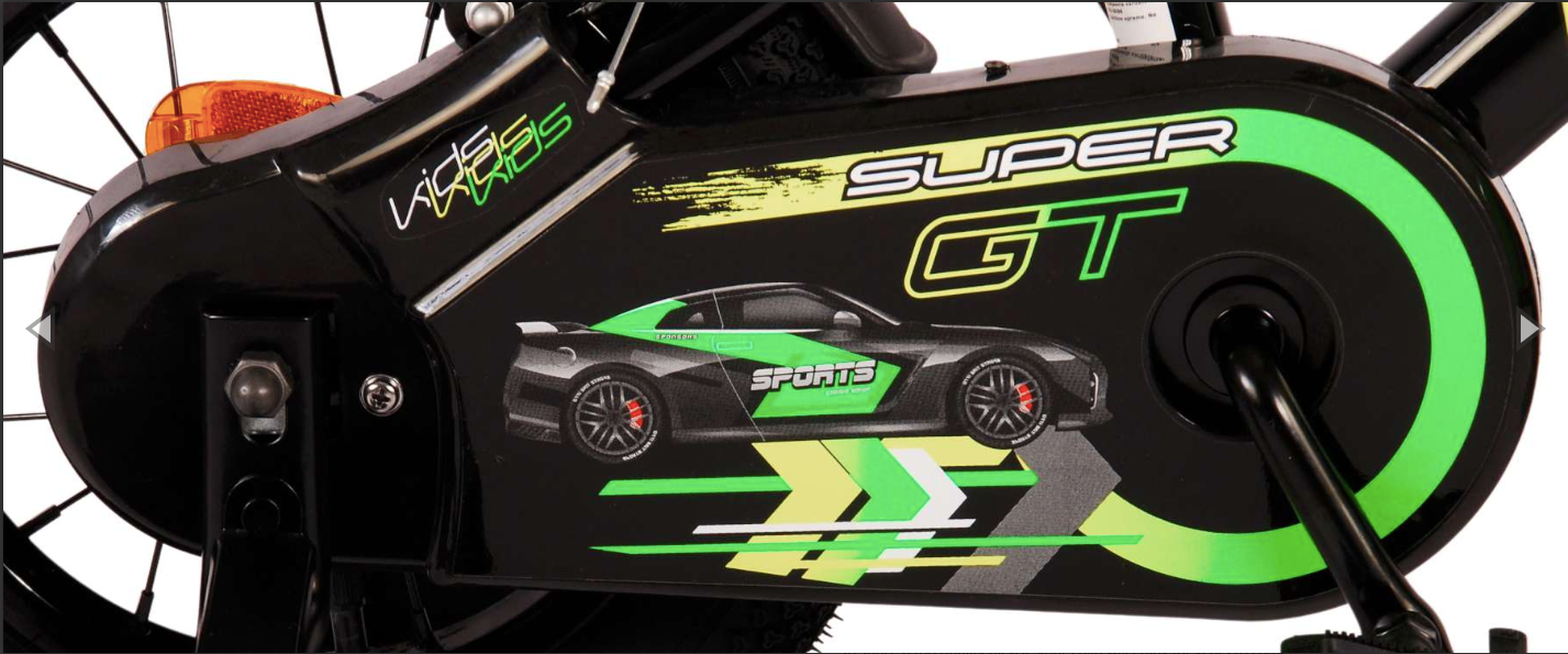 Volare Super GT gyerekbicikli - fiús - 12 colos - zöld - két kézifékkel