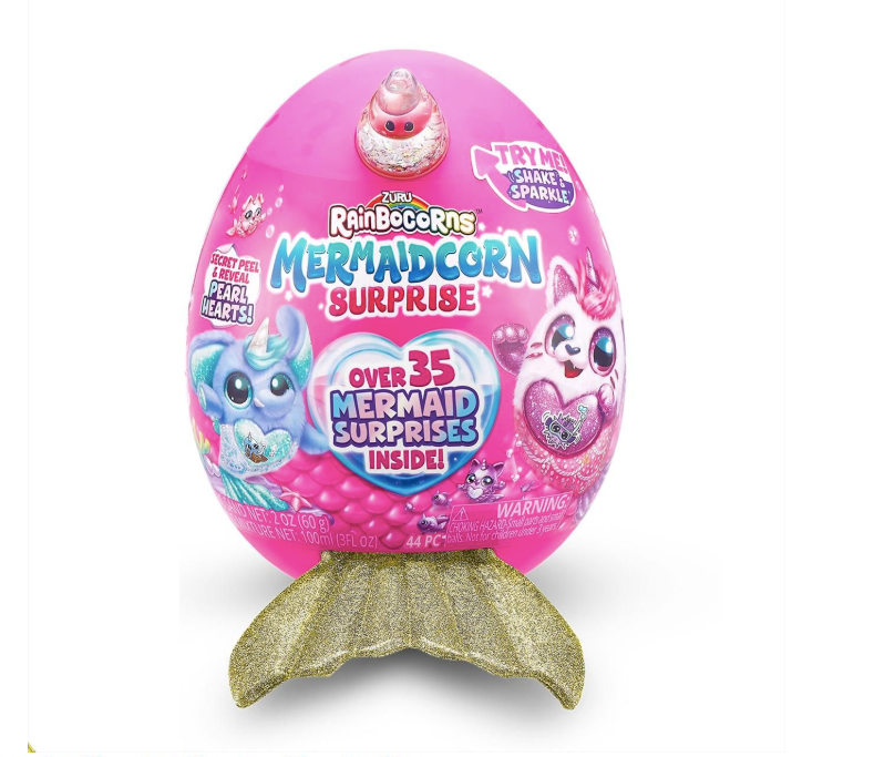 Rainbocorns Mermaidcorn S5 Meglepetés tojás sellőkornis plüssel (többféle)