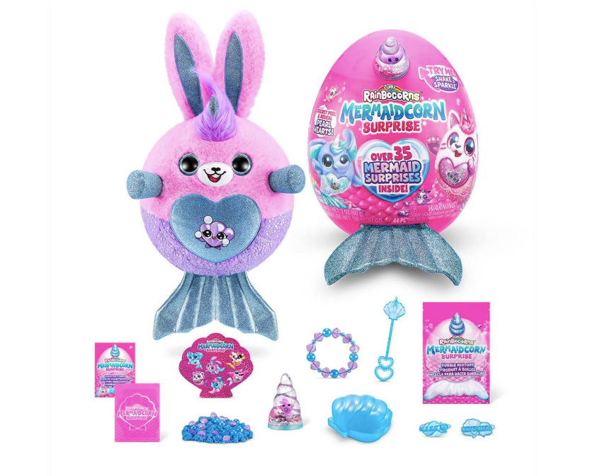 Rainbocorns Mermaidcorn S5 Meglepetés tojás sellőkornis plüssel (többféle)