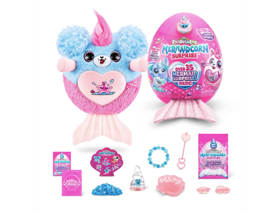 Rainbocorns Mermaidcorn S5 Meglepetés tojás sellőkornis plüssel (többféle)