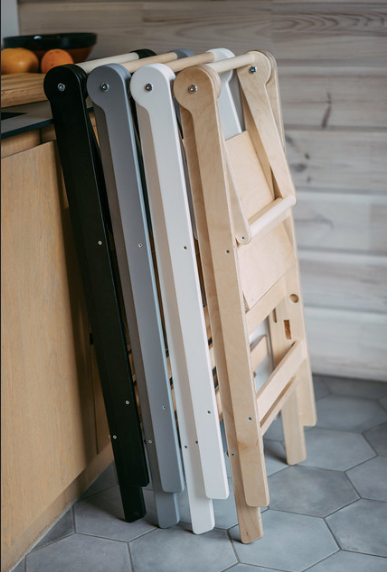 Foldable helper tower - grey