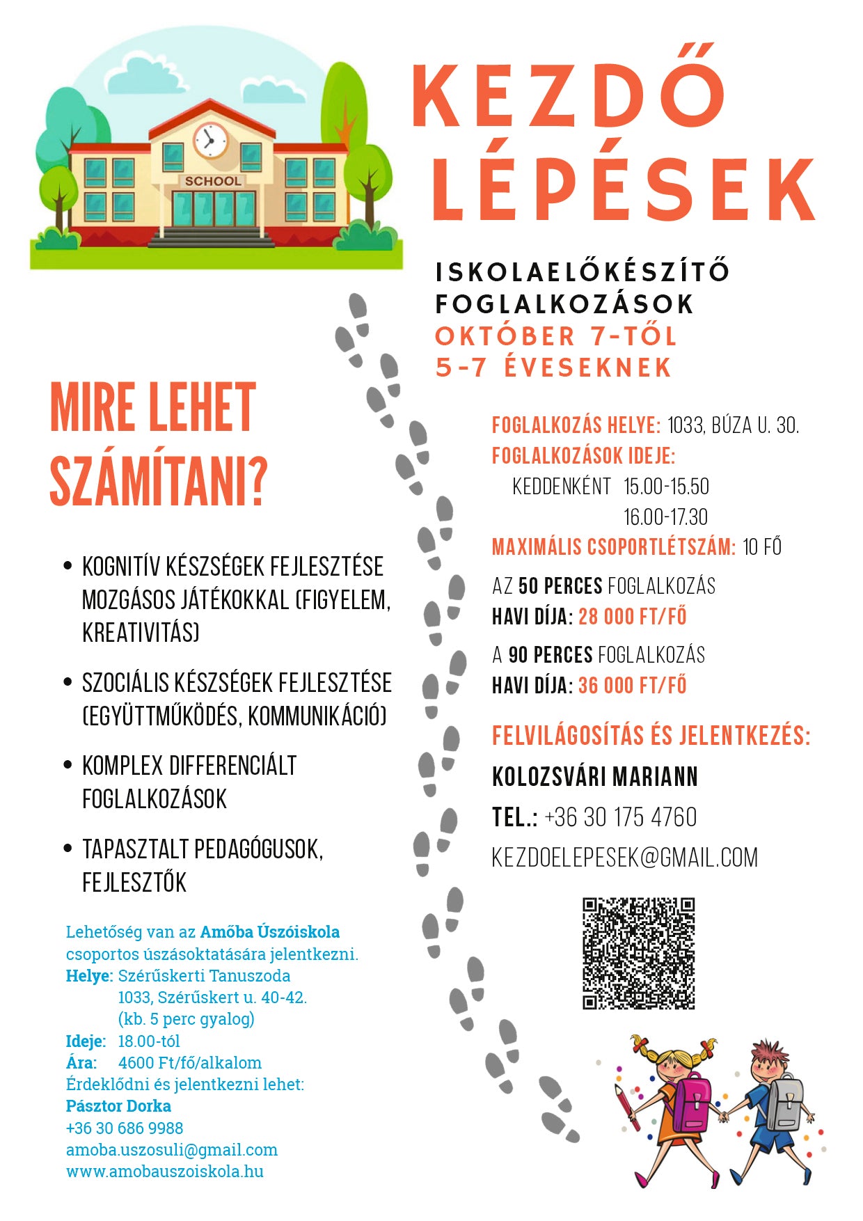 Foglalkozások gyerekeknek Óbudán