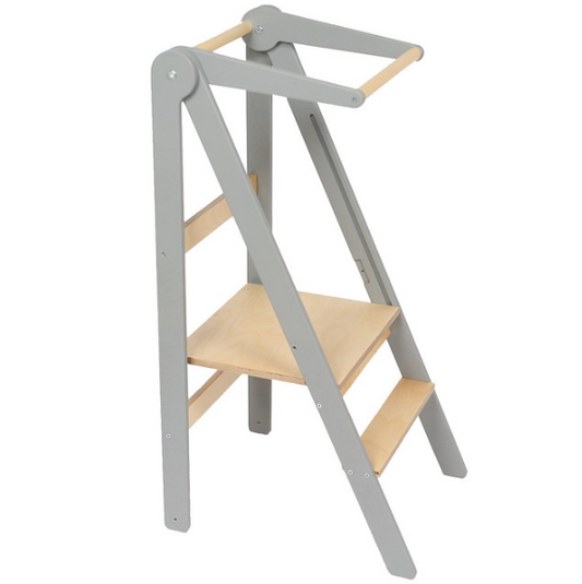 Foldable helper tower - grey