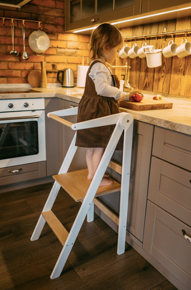 Foldable helper tower - grey