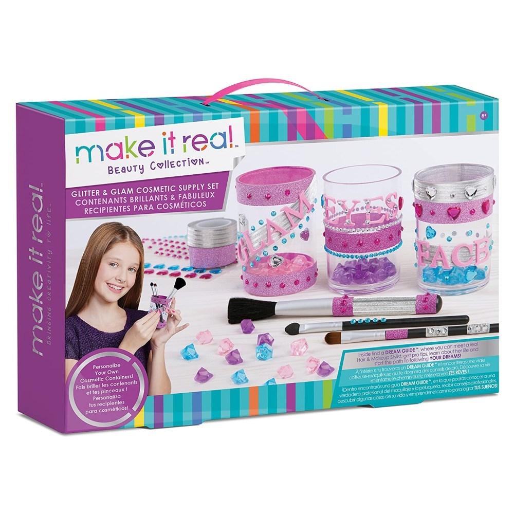 Make it real, Glitter & Glam kozmetikai ecsettartó készlet