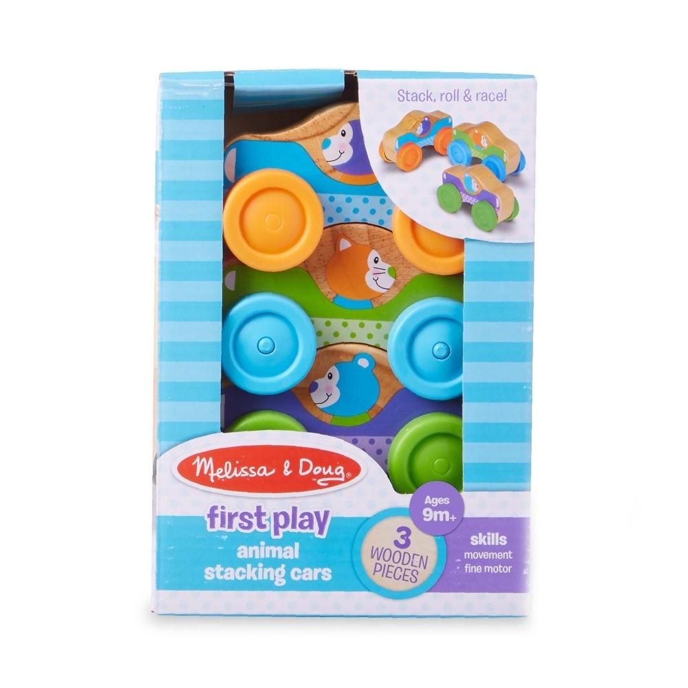 Melissa & Doug Bébi és tipegő fajáték, Autó rakosgató