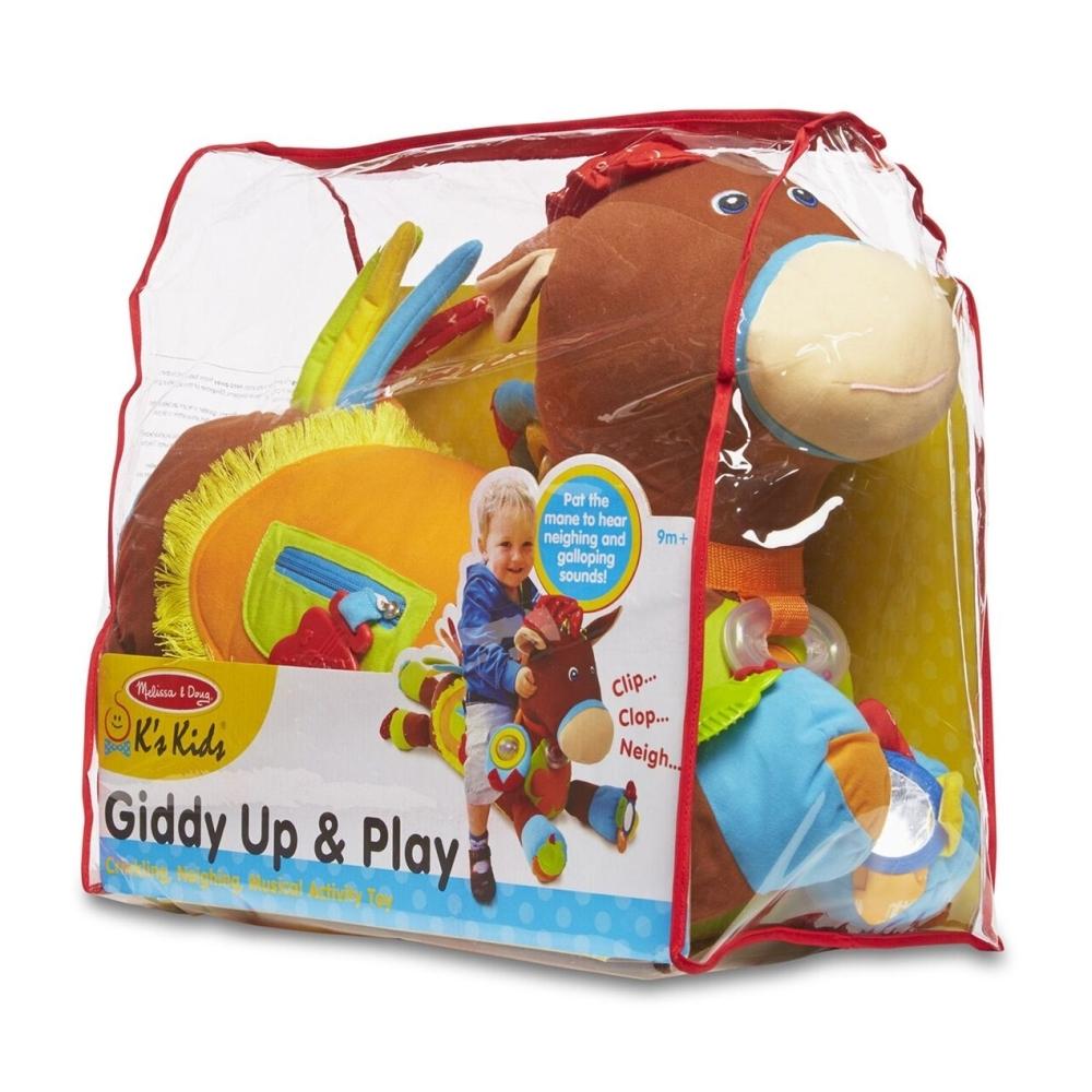Melissa & Doug Bébi és tipegő játékok, Pattanj nyeregbe