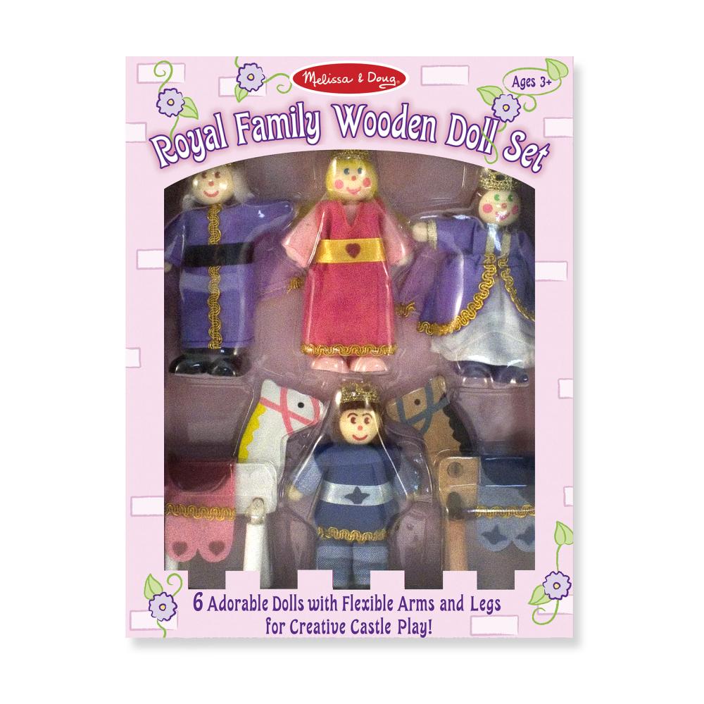 Melissa & Doug Fa figurák, Királyi család
