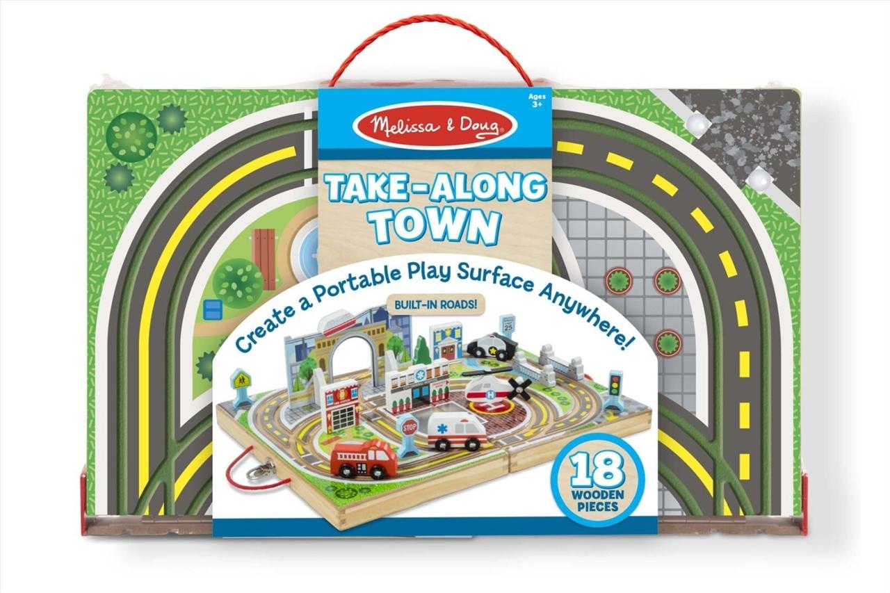 Melissa & Doug Fa jármű, Vidd magaddal, város