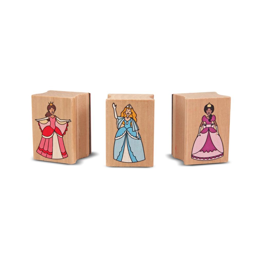 Melissa & Doug Fa nyomda készlet ceruzákkal, hercegnők