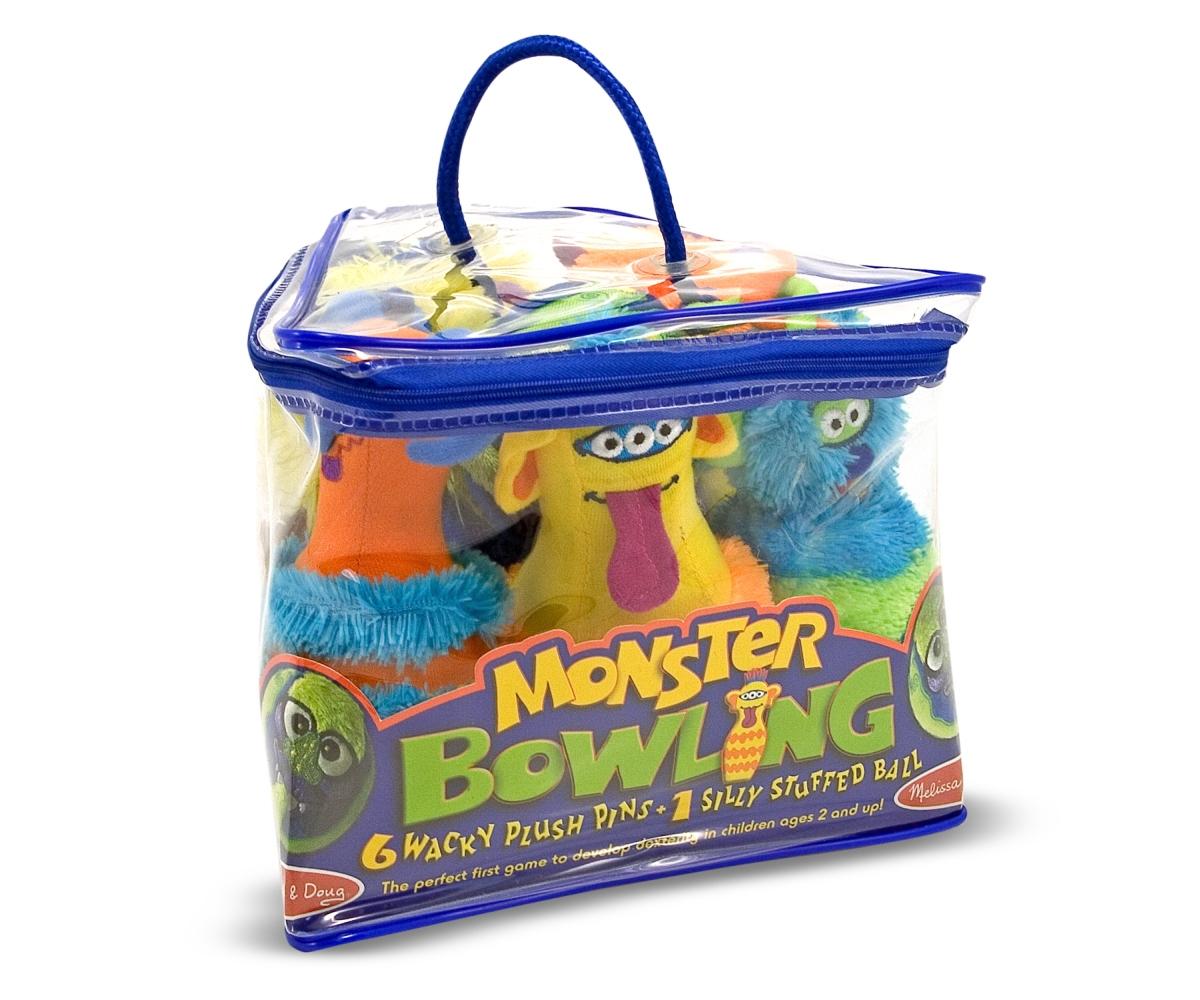 Melissa & Doug Játékok, Plüss szörny bowling táskában