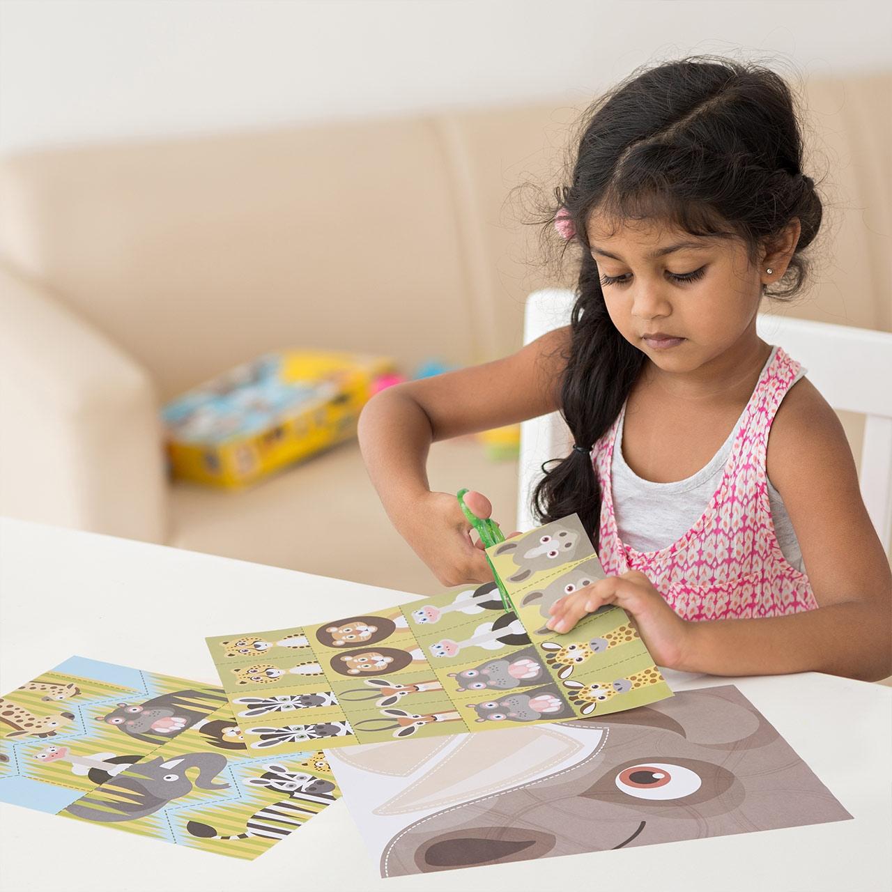 Melissa & Doug Készségfejlesztő játk, olló gyakorló, szafari