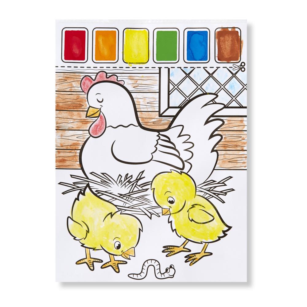 Melissa & Doug Kreatív játék, Festés vízzel, farm