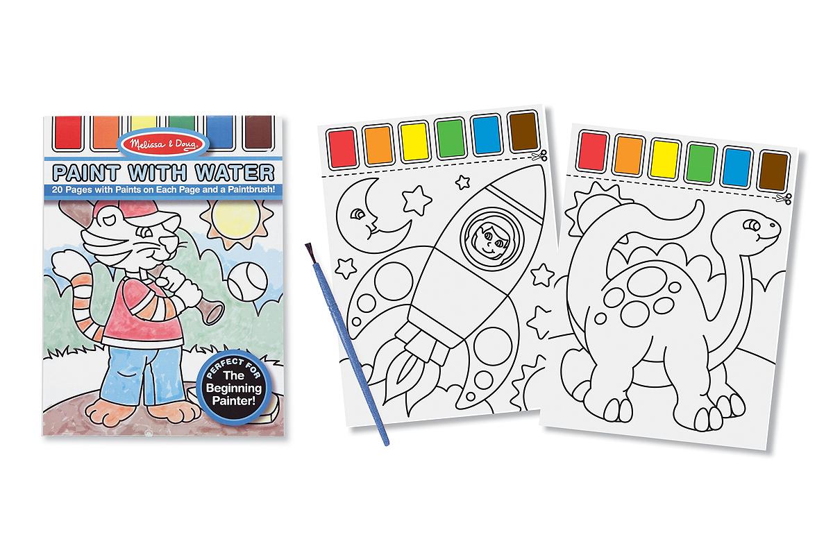 Melissa & Doug Kreatív játék, Festés vízzel, kék