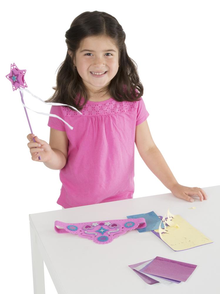 Melissa & Doug Kreatív játék, Glitter tiara és varázspálca készítő