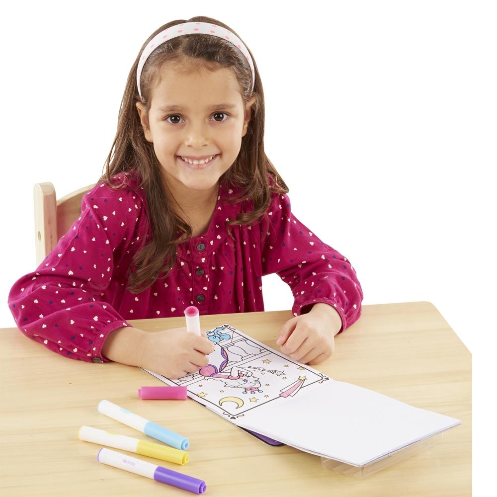 Melissa & Doug Kreatív játék, Mágikus színező füzet, hercegnő