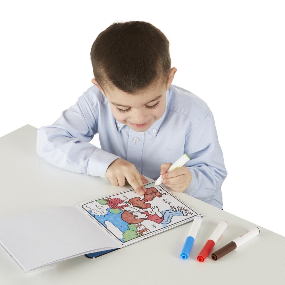 Melissa & Doug Kreatív játék, Mágikus színező füzet, kalandok