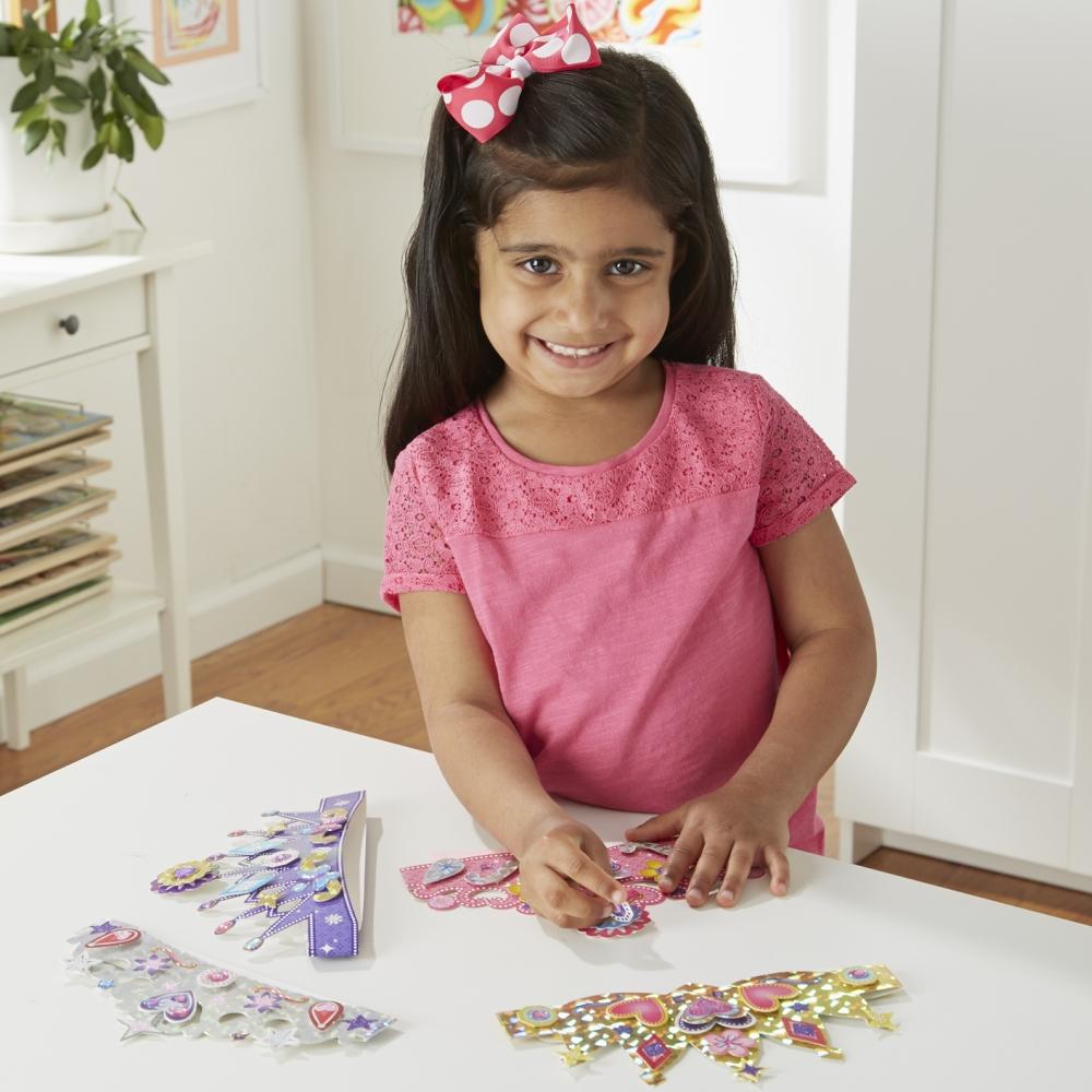 Melissa & Doug Kreatív játék, Papírművészet, csillogó koronák