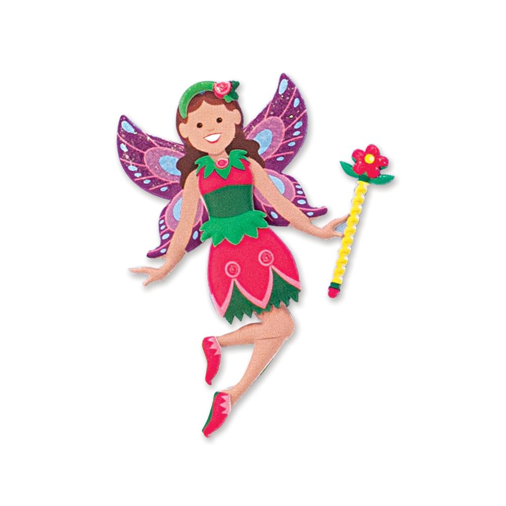 Melissa & Doug Kreatív játék, Pufi matrica készlet, tündér