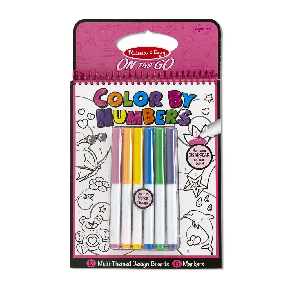 Melissa & Doug Kreatív játék, Színezz szám szerint, unikornis, cicák, balett