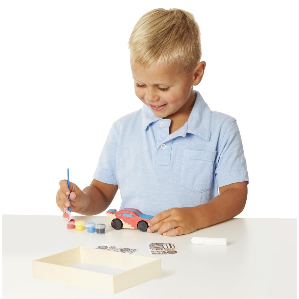 Melissa & Doug Kreatív játék, Versenyautó