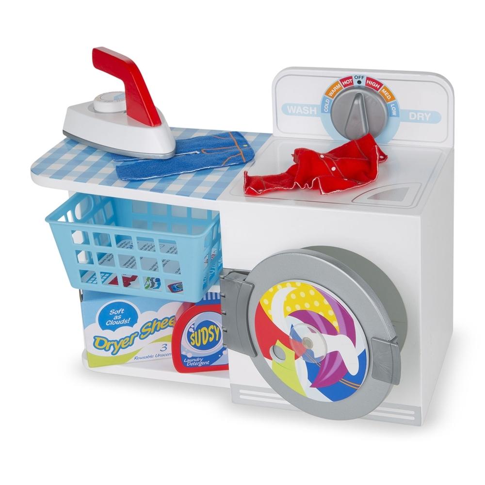 Melissa & Doug Szerepjáték, Mosó, vasaló és szárító készlet