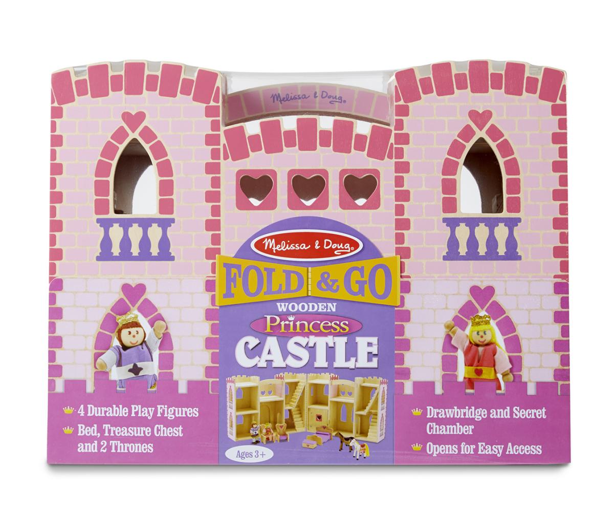 Melissa & Doug Szétnyitható fa kastély, Királylány