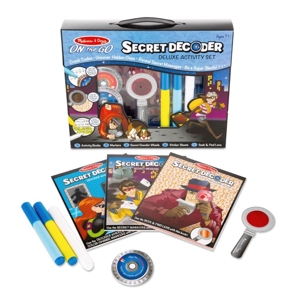 Melissa & Doug Titkok és misztériumok, Dekódoló füzetek deluxe szett