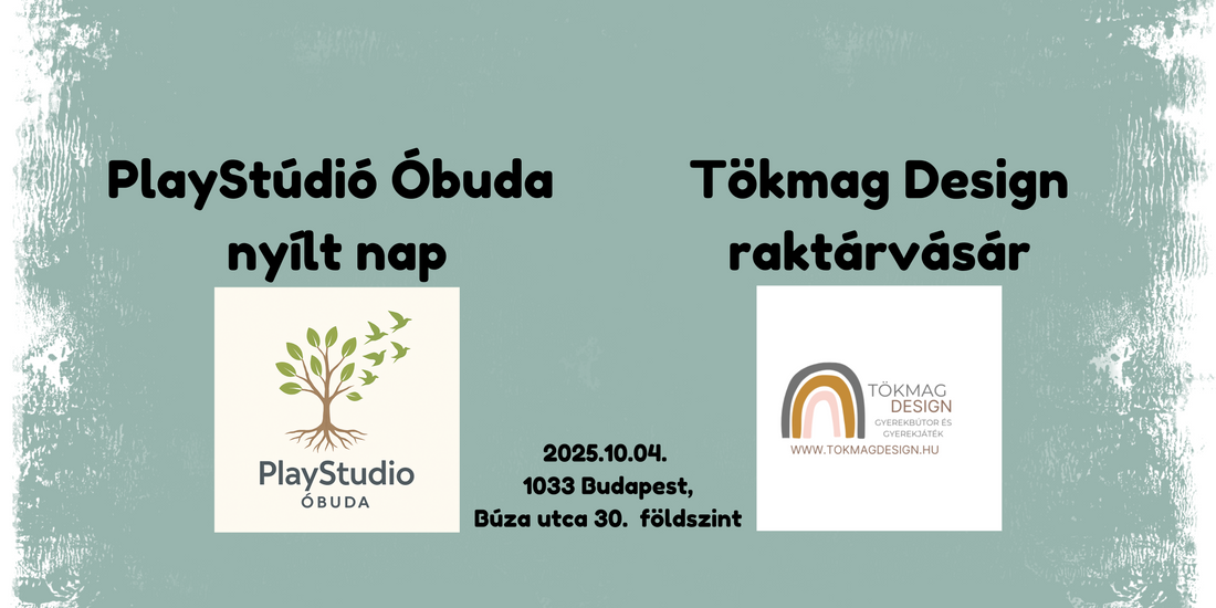 PlayStúdió Óbuda nyílt nap és Tökmag Design raktárvásár