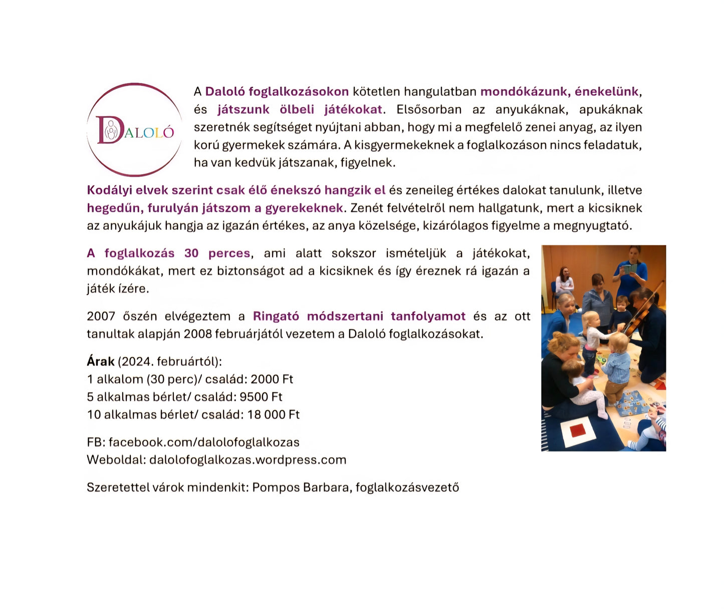 Foglalkozások gyerekeknek Óbudán