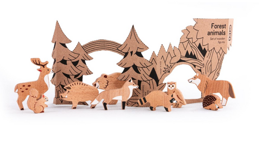 25240 - Forest animals set (10 pcs)