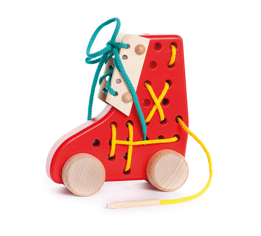 34110R Lace-up toy - Shoes - red