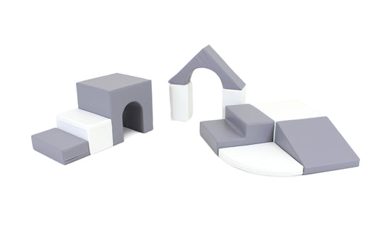 Multifunctional Foam Play Set (#21_1, grey-white colours)