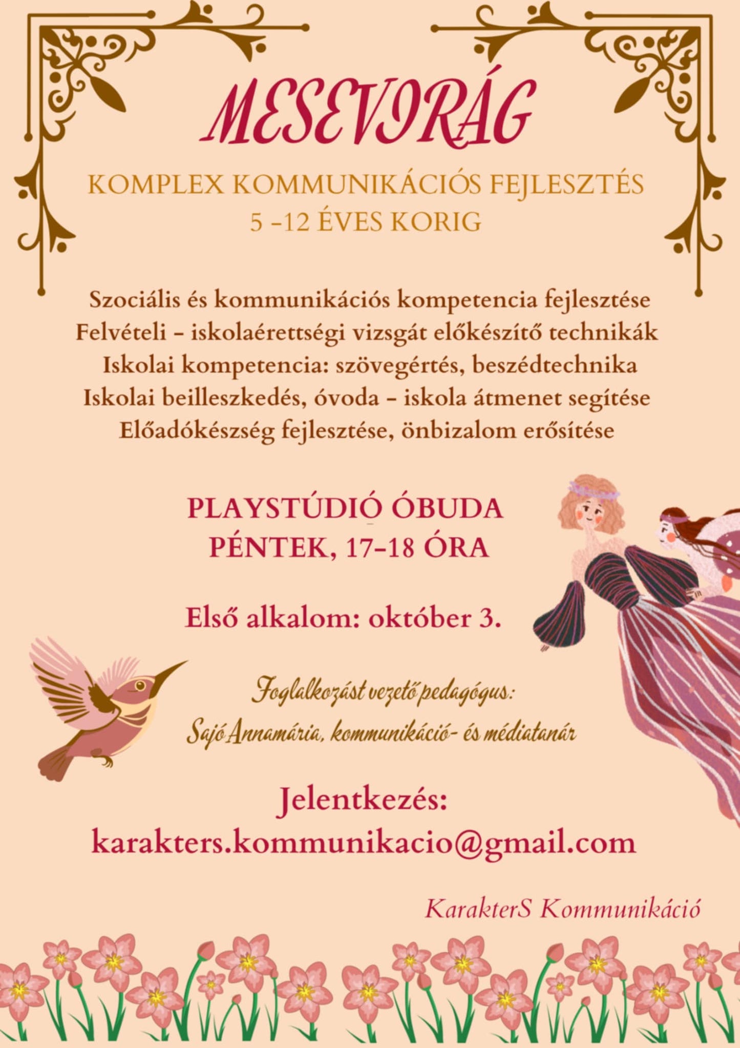 Foglalkozások gyerekeknek Óbudán