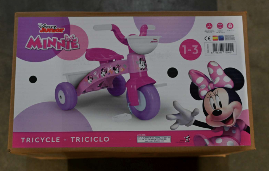 Tricikli Disney Minnie egér - Lány - 1-3 éves korig