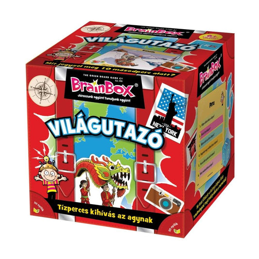 BrainBox Világutazó társasjáték