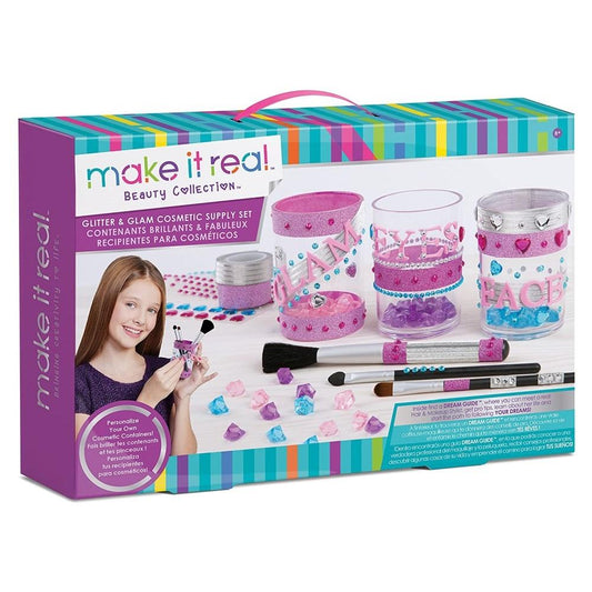 Make it real, Glitter & Glam kozmetikai ecsettartó készlet